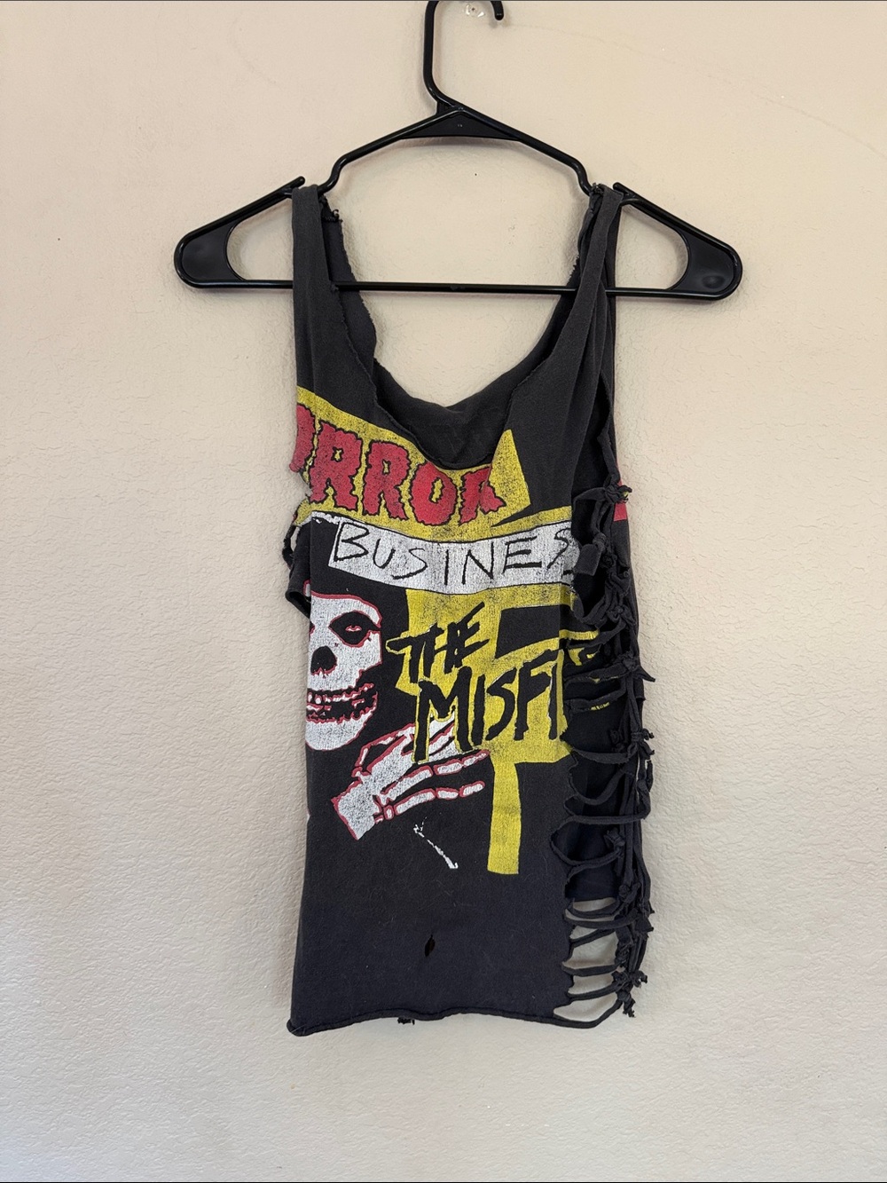 The misfits- horror business - custom tank top shredded